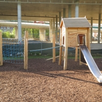 Kletterdschungel mit Baumhaus Sissy im Dragepark