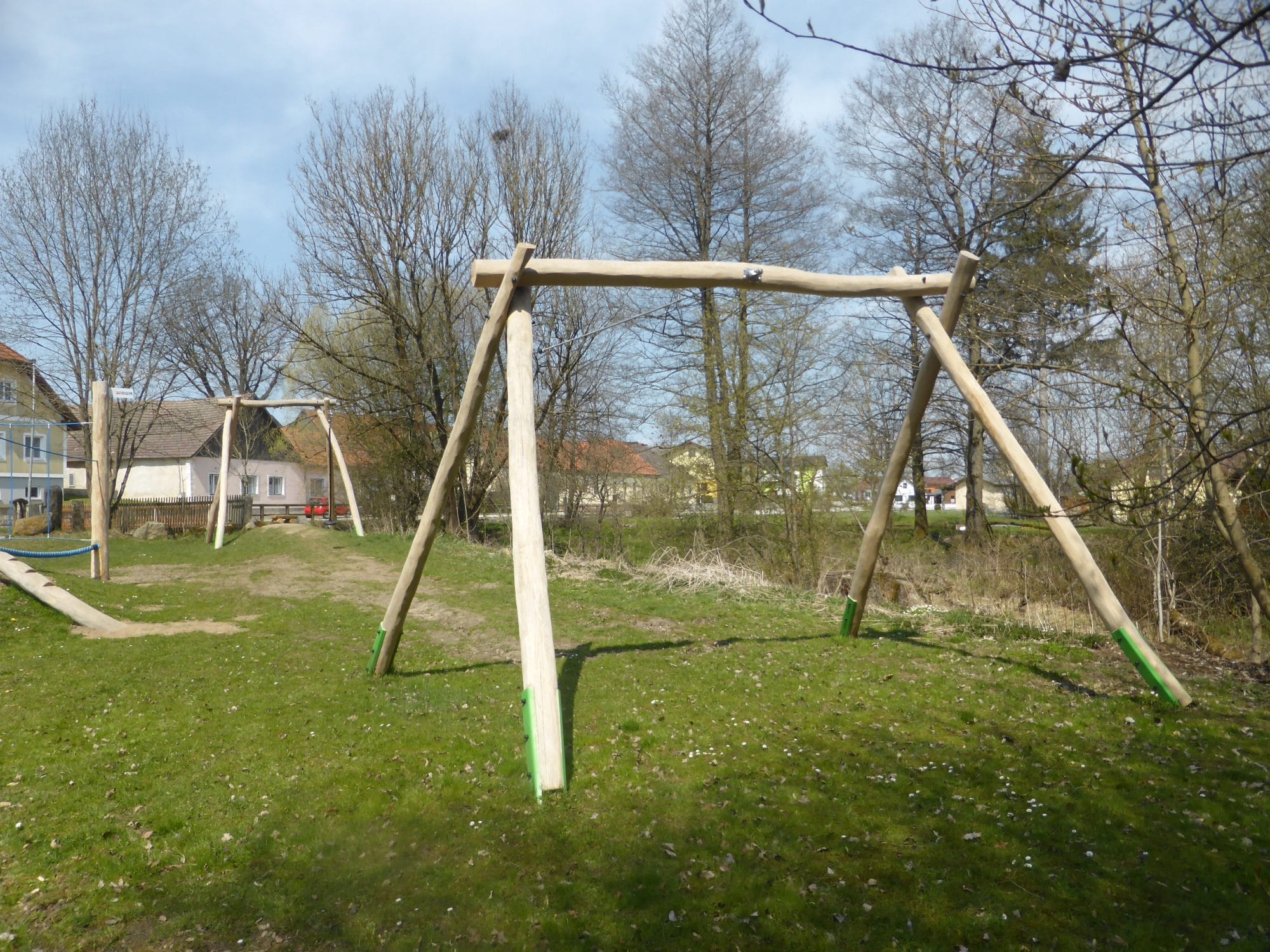 Seilbahn aus Robinienholz