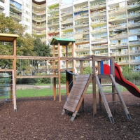 Spielplatz von FREISPIEL in Wohnanlage