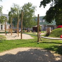 Übersicht neuer Spielplatz von FREISPIEL in der Schillergasse 27