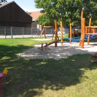 Übersicht neuer Spielplatz von FREISPIEL in der östlichen Scheunenstraße