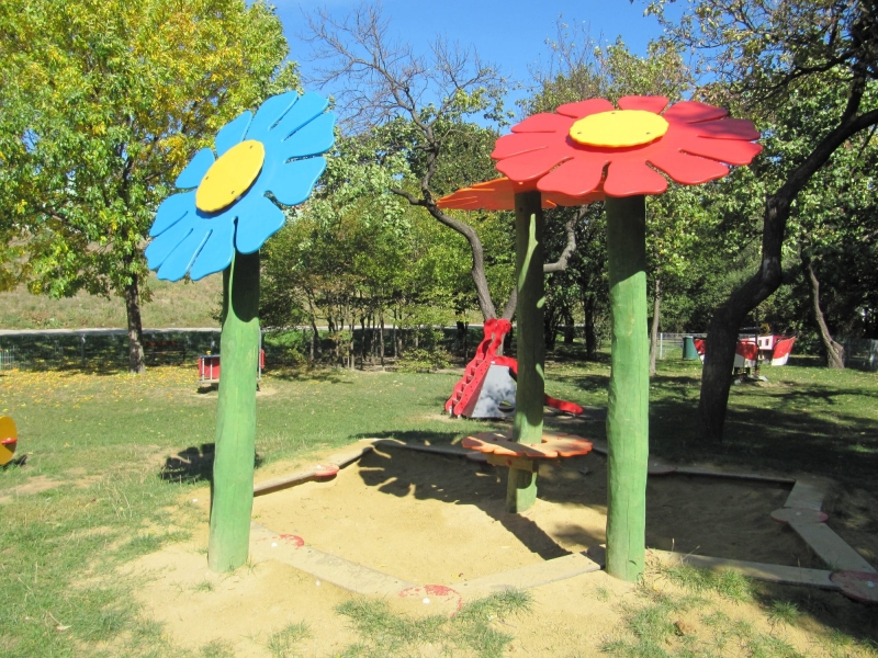 zwei Schattenblumen spenden Schatten